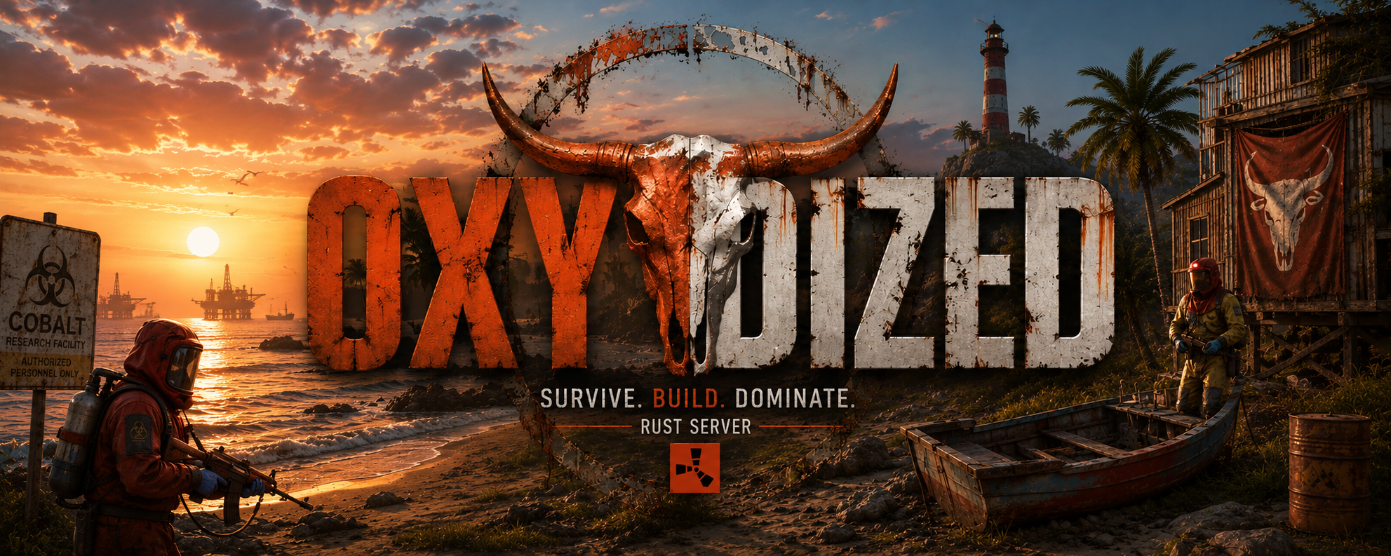 Oxydized PVE | Raidable Bases | Monument Events | Skill Tree