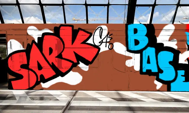 Graffiti artwork by Sark