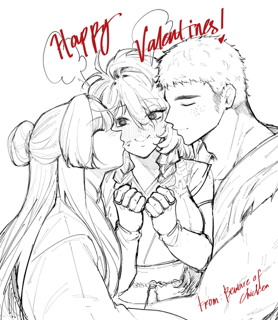 Happy Valentines Day By Tsuu