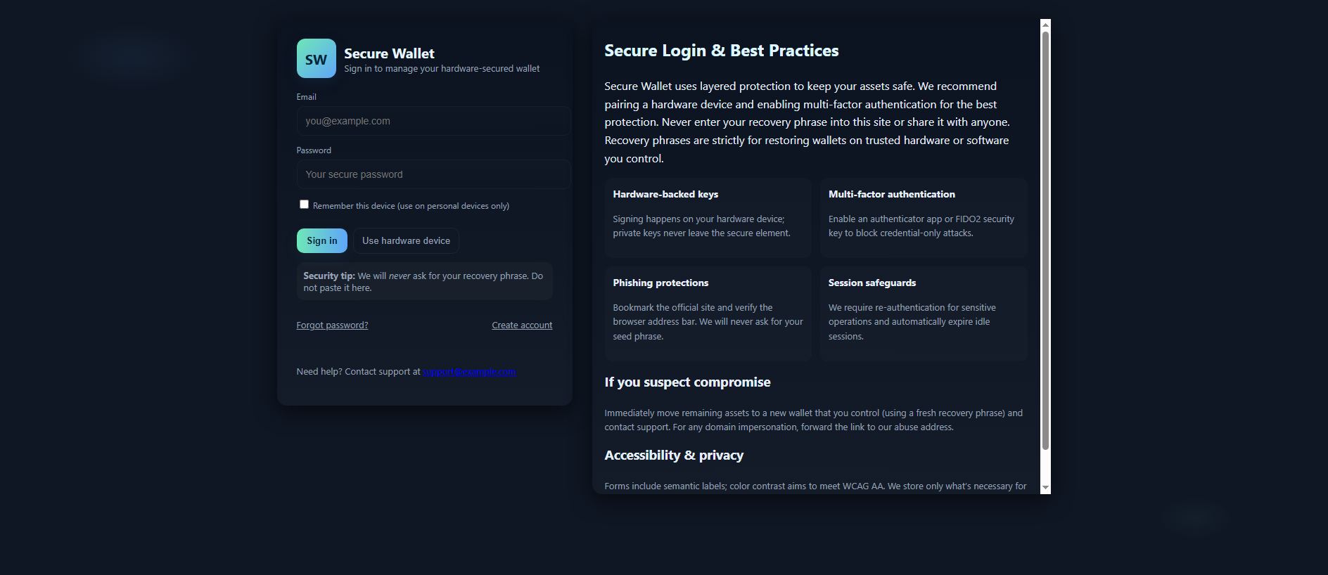 Stored capture of live-com-ledgree-en.pages.dev