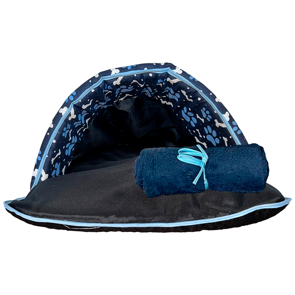AZUL COM MANTA AZUL