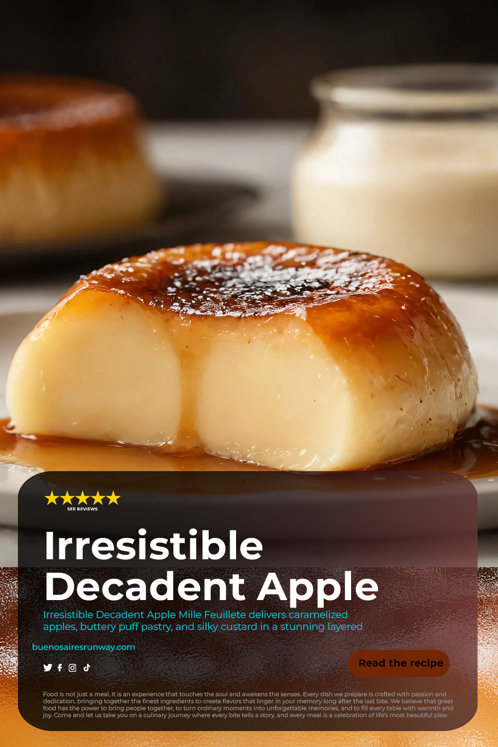 Irresistible Decadent Apple Mille Feuillete