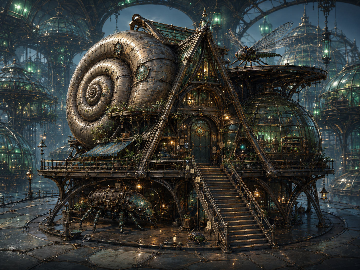 Auggie's hybrid shell dome home in the Labs and Observation District