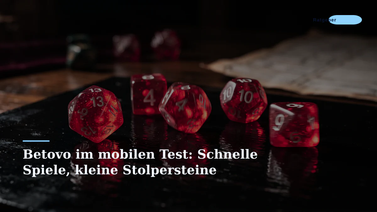 Betovo im mobilen Test: Schnelle Spiele, kleine Stolpersteine