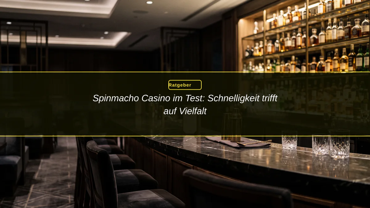 Spinmacho Casino im Test: Schnelligkeit trifft auf Vielfalt