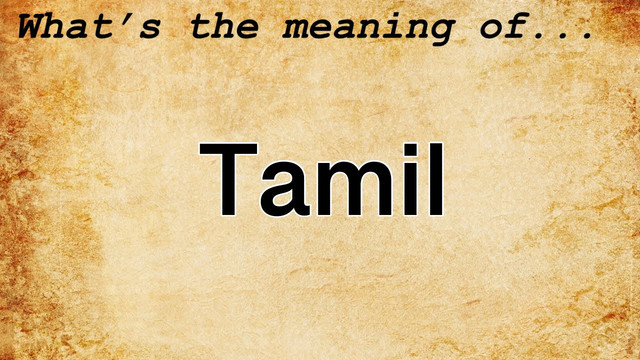  meaning in tamil
