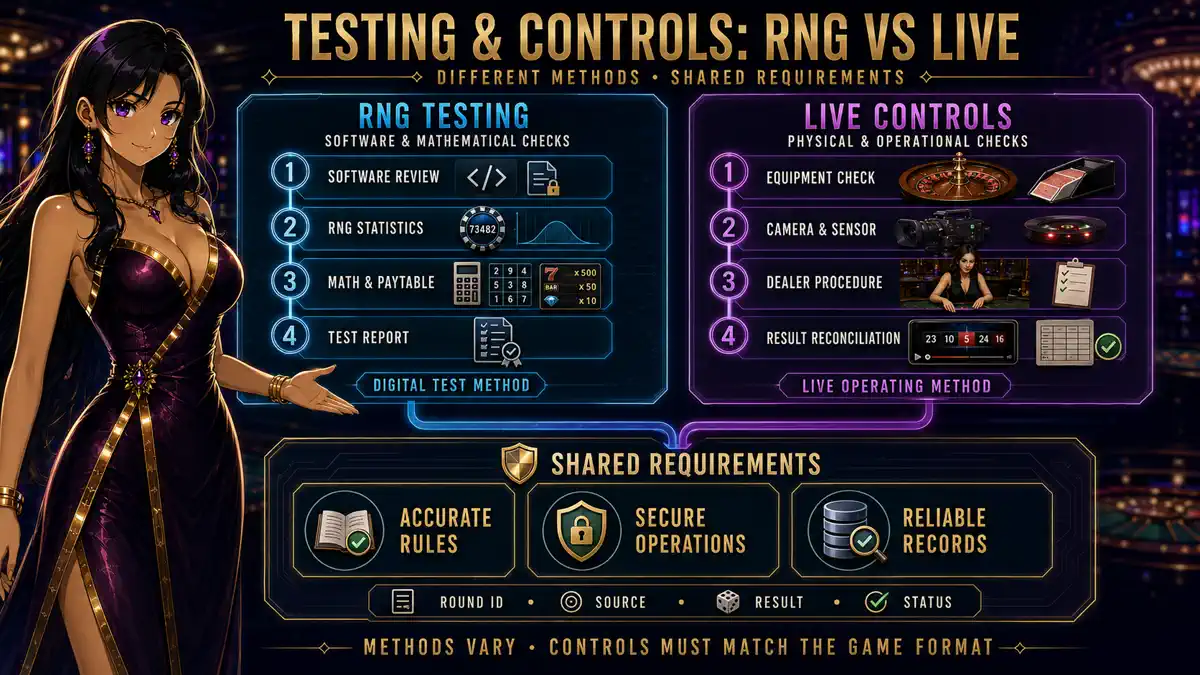 RNG and Live Game Auditing Dashboard