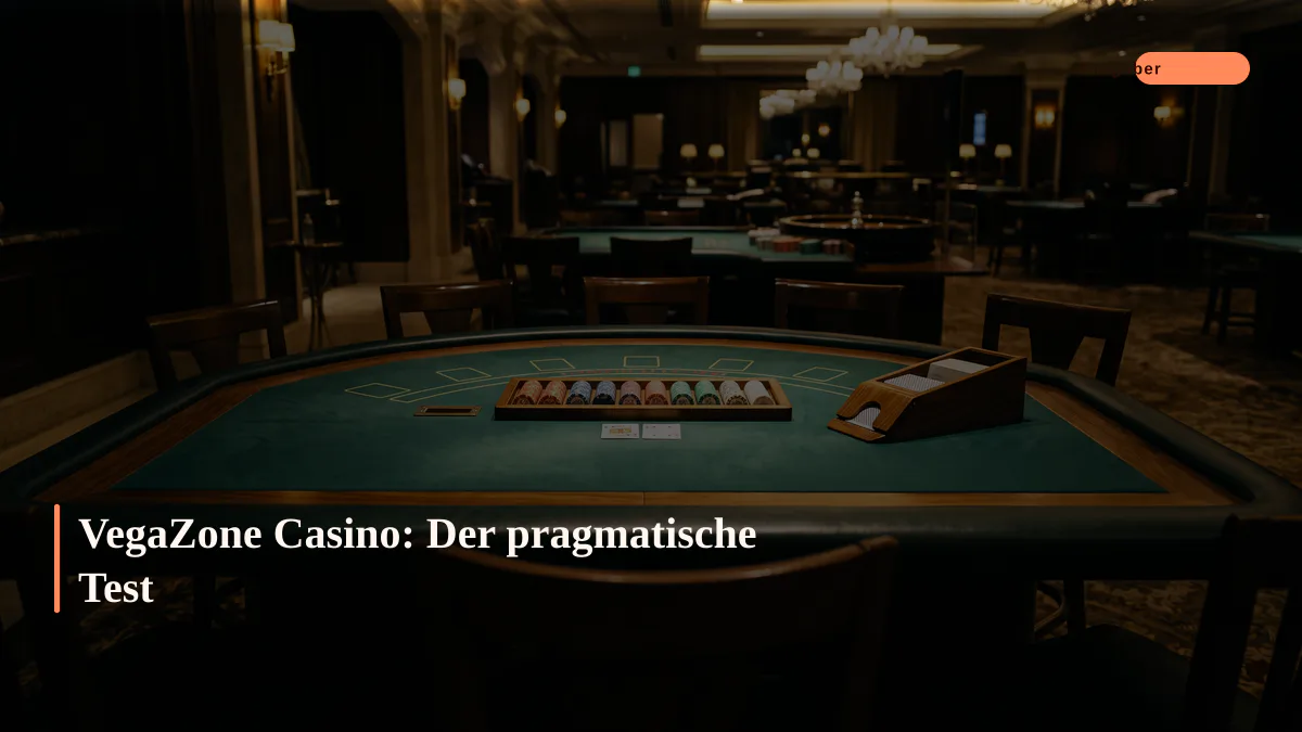 VegaZone Casino: Der pragmatische Test