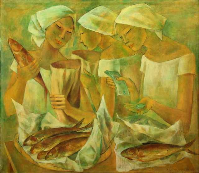 Fish Vendors by Anita Magsaysay-Ho