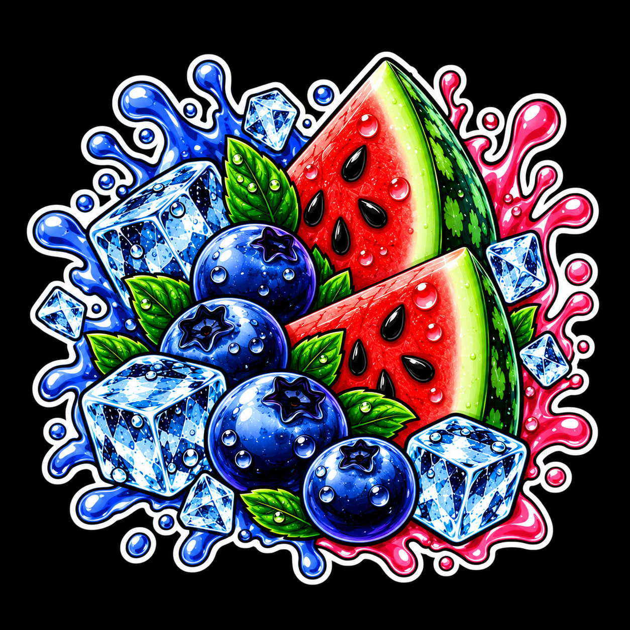VHILL 12K Blueberry Watermelon