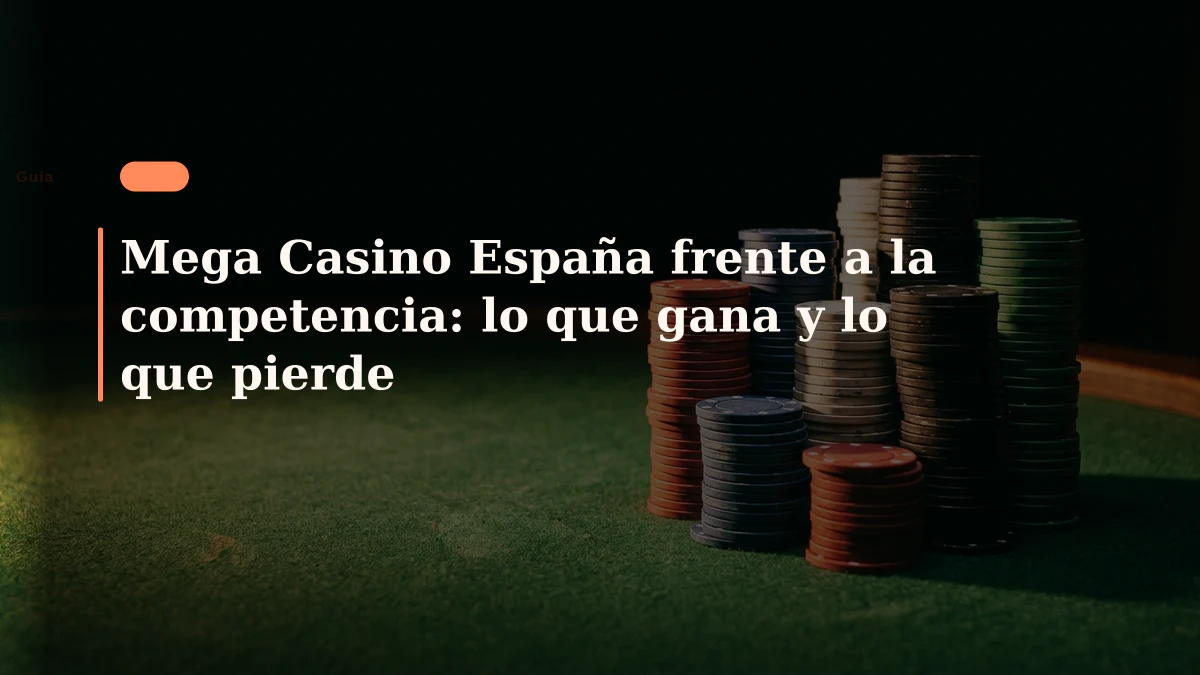 Mega Casino España frente a la competencia: lo que gana y lo que pierde