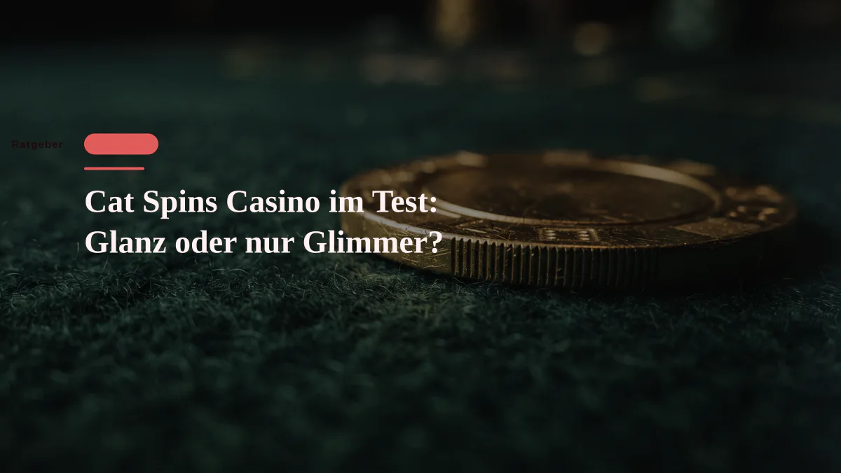 Cat Spins Casino im Test: Glanz oder nur Glimmer?