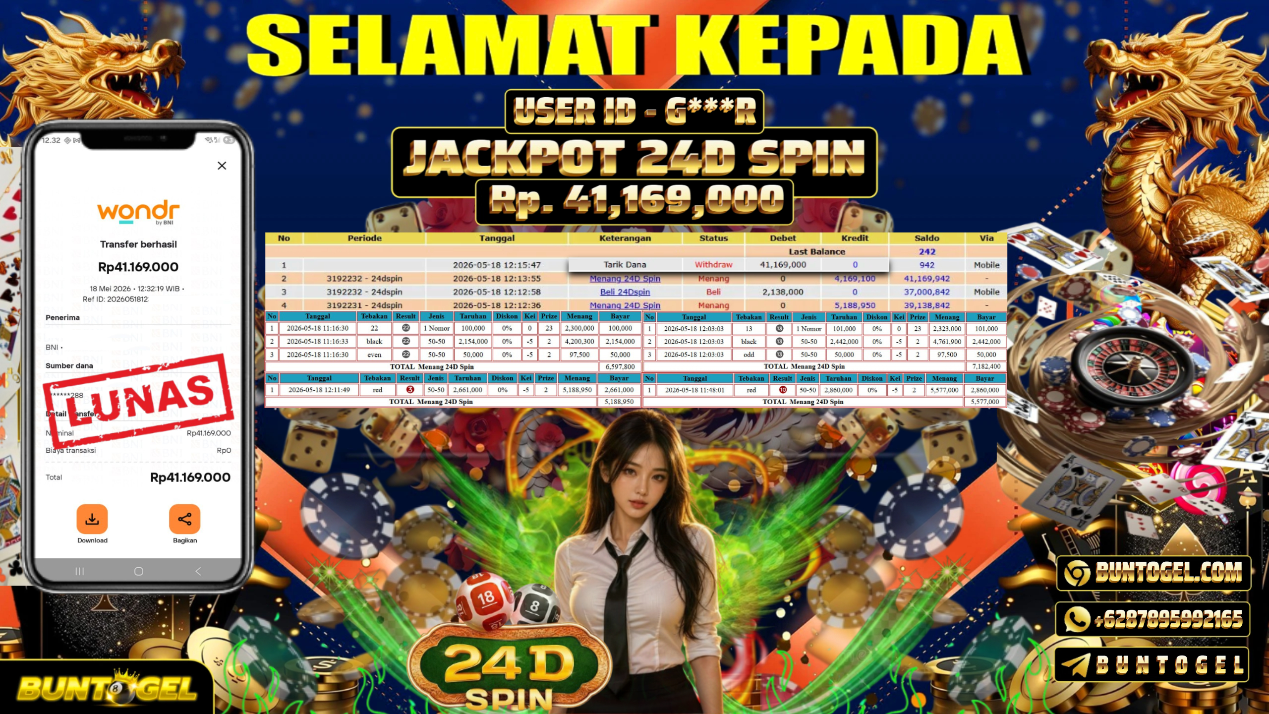 BUKTI BAYAR BUNTOGEL