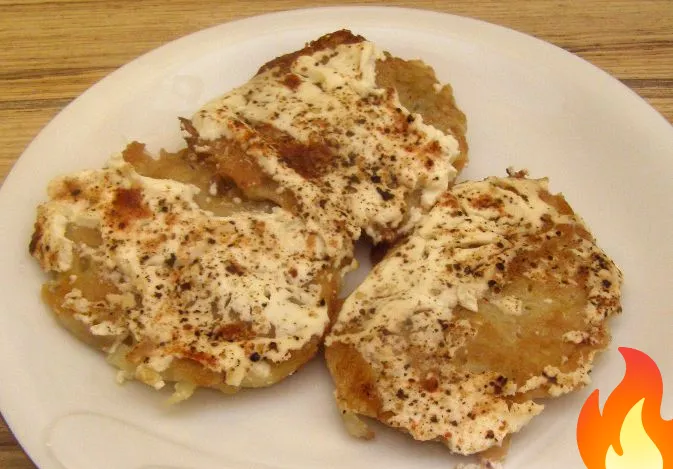 Постер Драники, запеченные в сметане