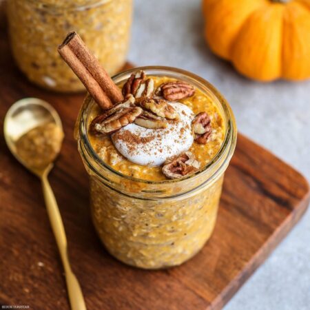 Pumpkin Spice Overnight Oats: Creamy Fall Delight
