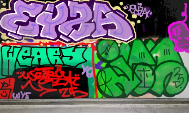 Graffiti artwork by eyza