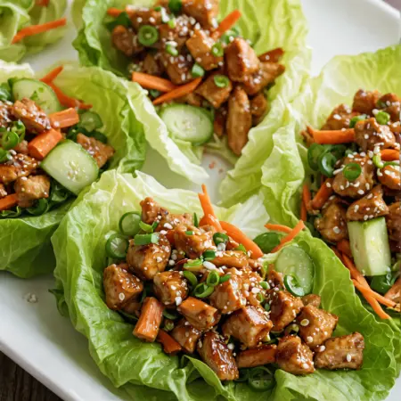 Lettuce包裹 Teriyaki鸡块食谱