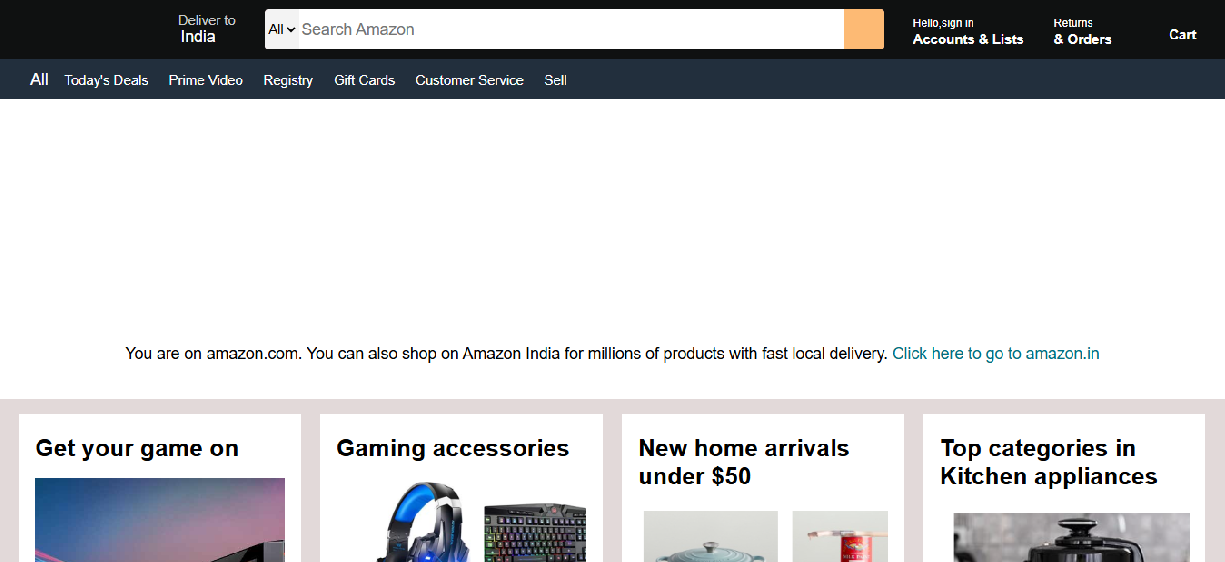 Stored capture of amazon-clone-rho-nine.vercel.app