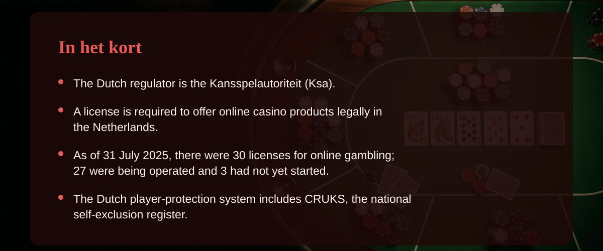Hoe herken je een legale online casino Nederland? — In het kort