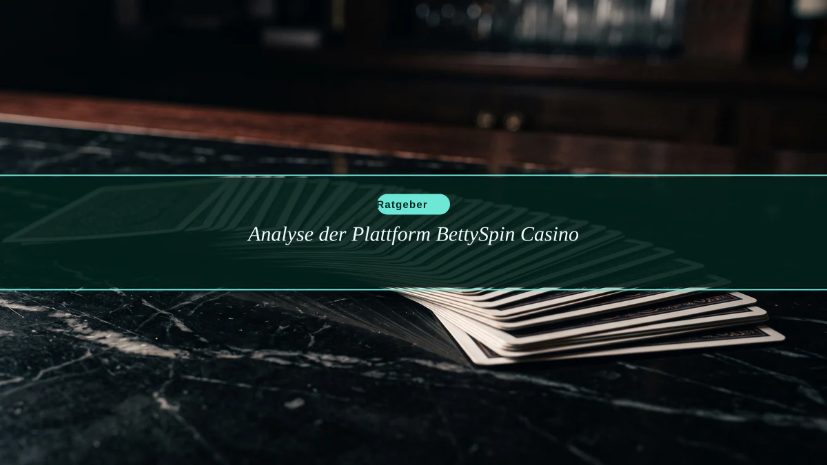 Analyse der Plattform BettySpin Casino