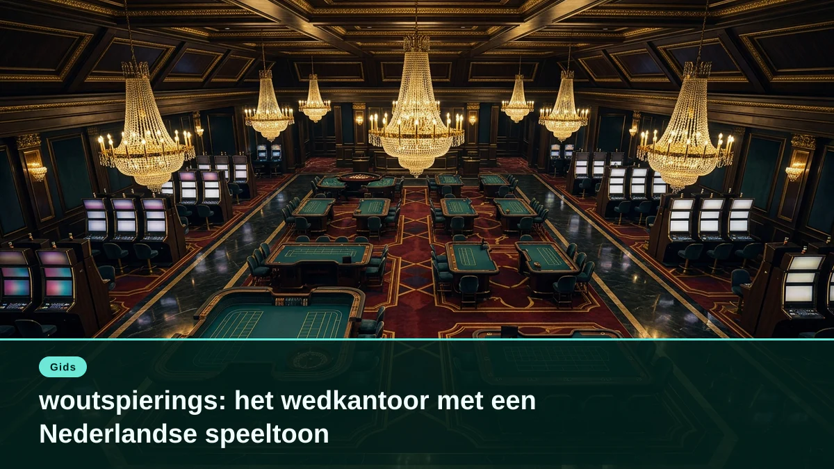 woutspierings: het wedkantoor met een Nederlandse speeltoon