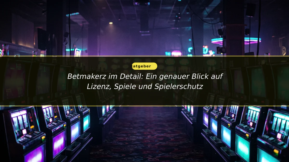 Betmakerz im Detail: Ein genauer Blick auf Lizenz, Spiele und Spielerschutz