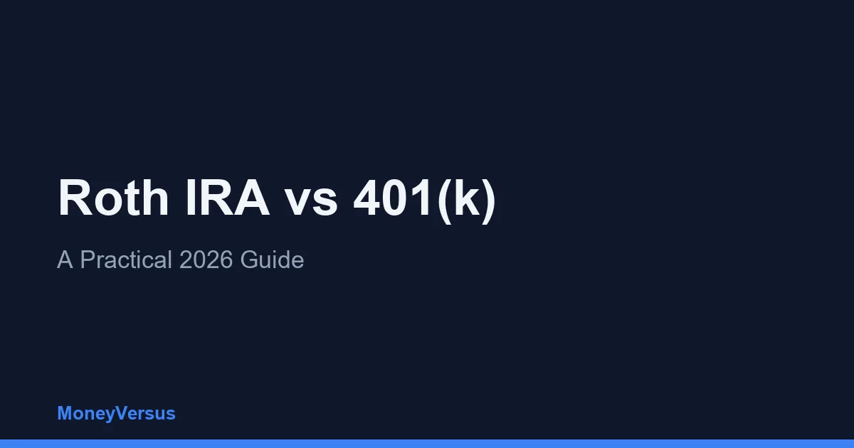 Roth IRA vs 401(k)