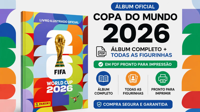 Kit de Figurinhas Copa 2026