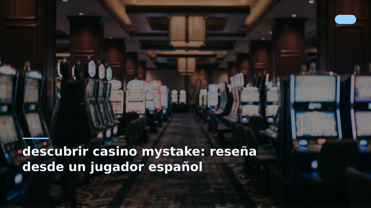 descubrir casino mystake: reseña desde un jugador español插图 descubrir casino mystake: reseña desde un jugador español
