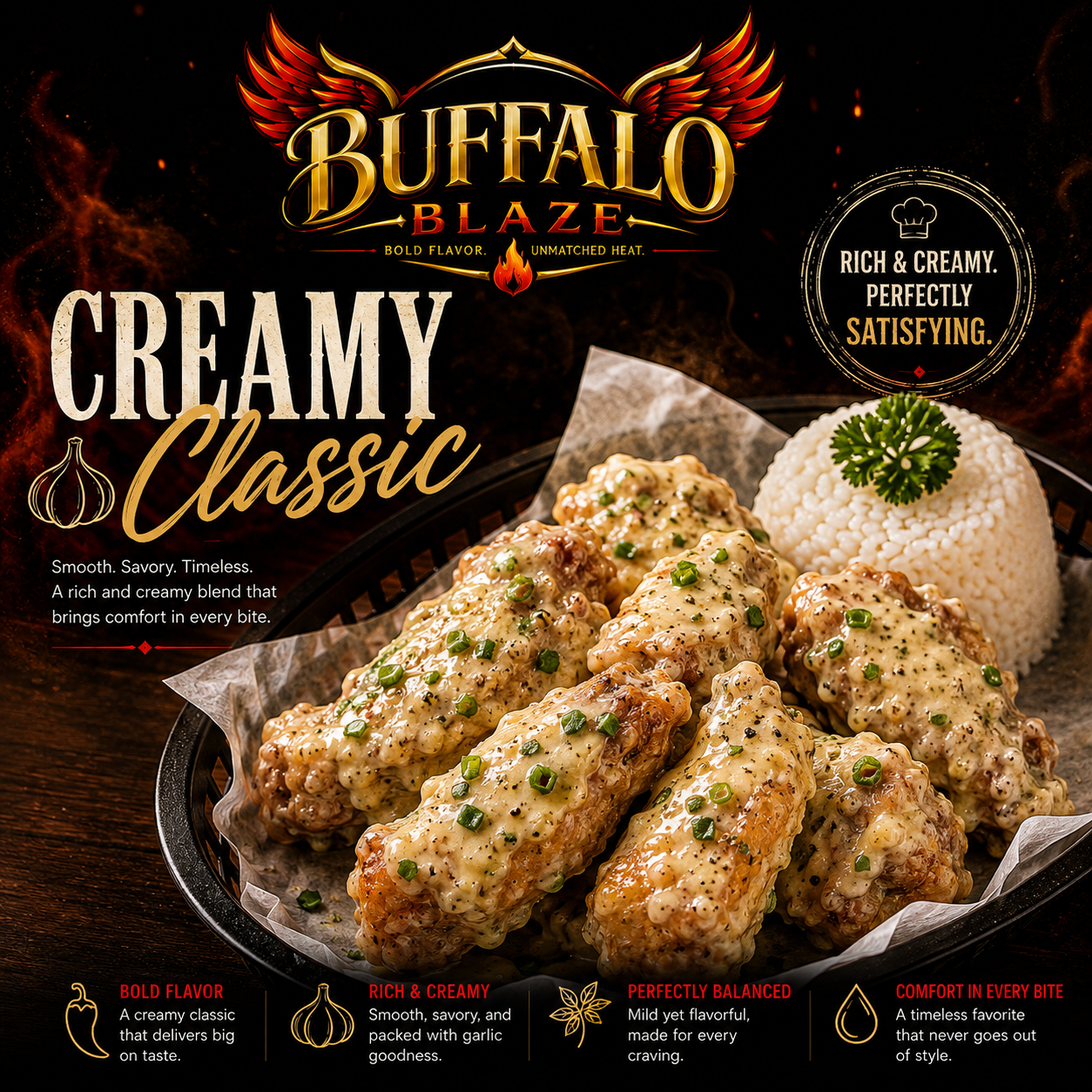 Buffalo Blaze Creamy Classic