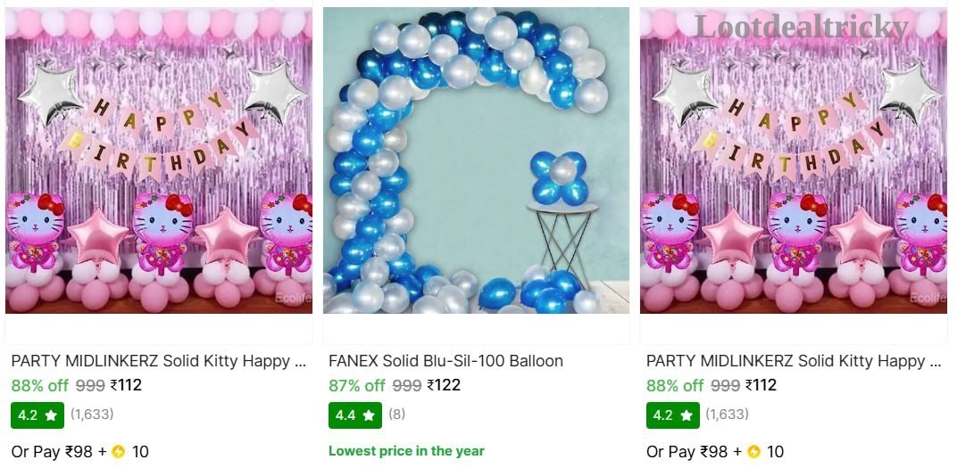 birthday Decorations Kit – Just ₹112 | Loot Lo birthday Decorations Kit – Just ₹112 | Loot Lo