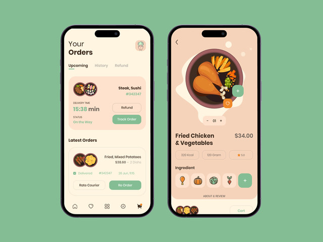 Food Delivery App UI Kit