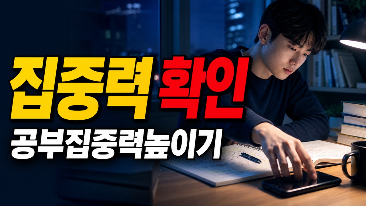 공부 집중력 높이기, 잠 줄이는 것보다 취침 30분 전 화면 끄기가 먼저일까 관련 핵심 정보를 상징적으로 보여주는 썸네일 이미지