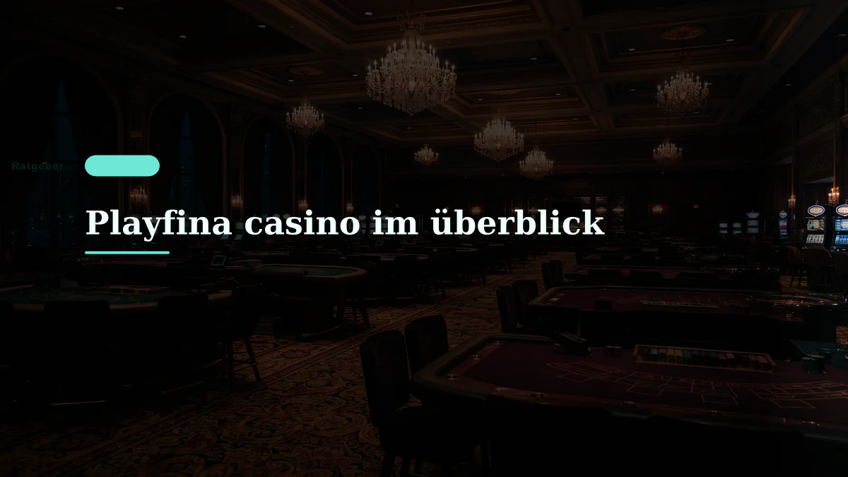 Playfina casino im überblick