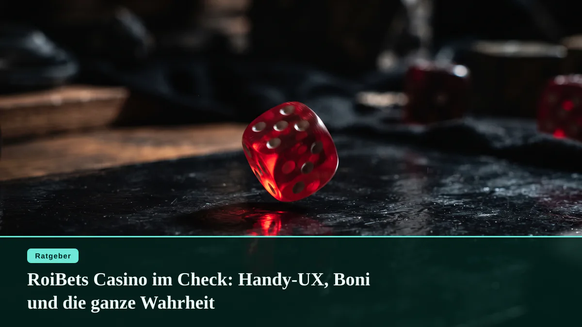 RoiBets Casino im Check: Handy-UX, Boni und die ganze Wahrheit