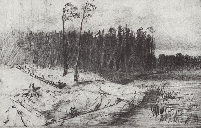 Лес у воды 1872