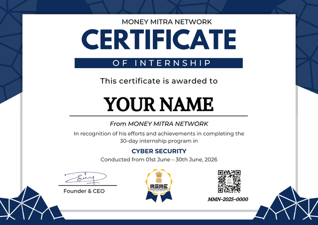 CERTIFICATE SAMPLE
