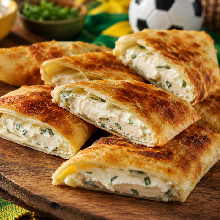 Wrap Crocante com Cream Cheese