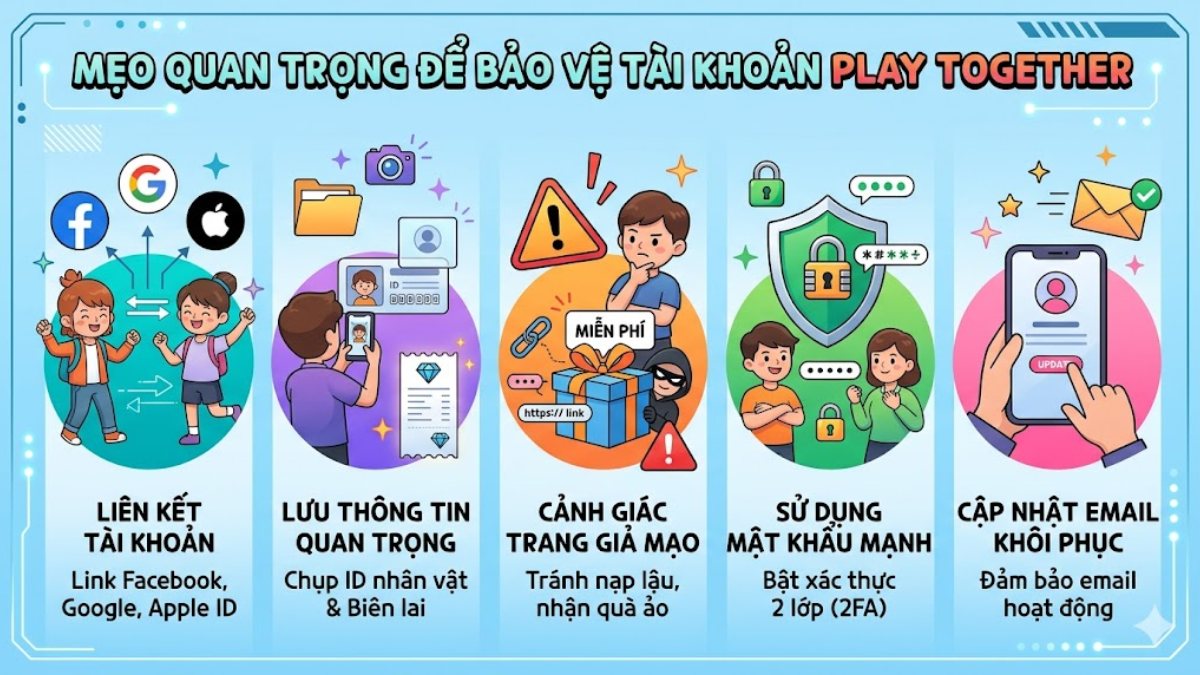 Cách bảo vệ tài khoản Play Together