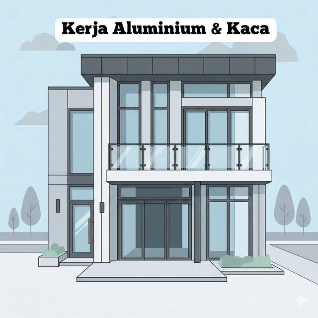 Kerja Aluminium & Kaca