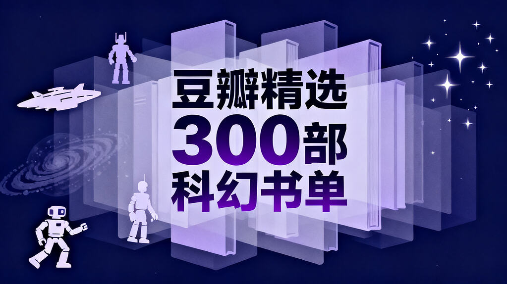 豆瓣精选300部科幻书单，全球殿堂级作品全收录