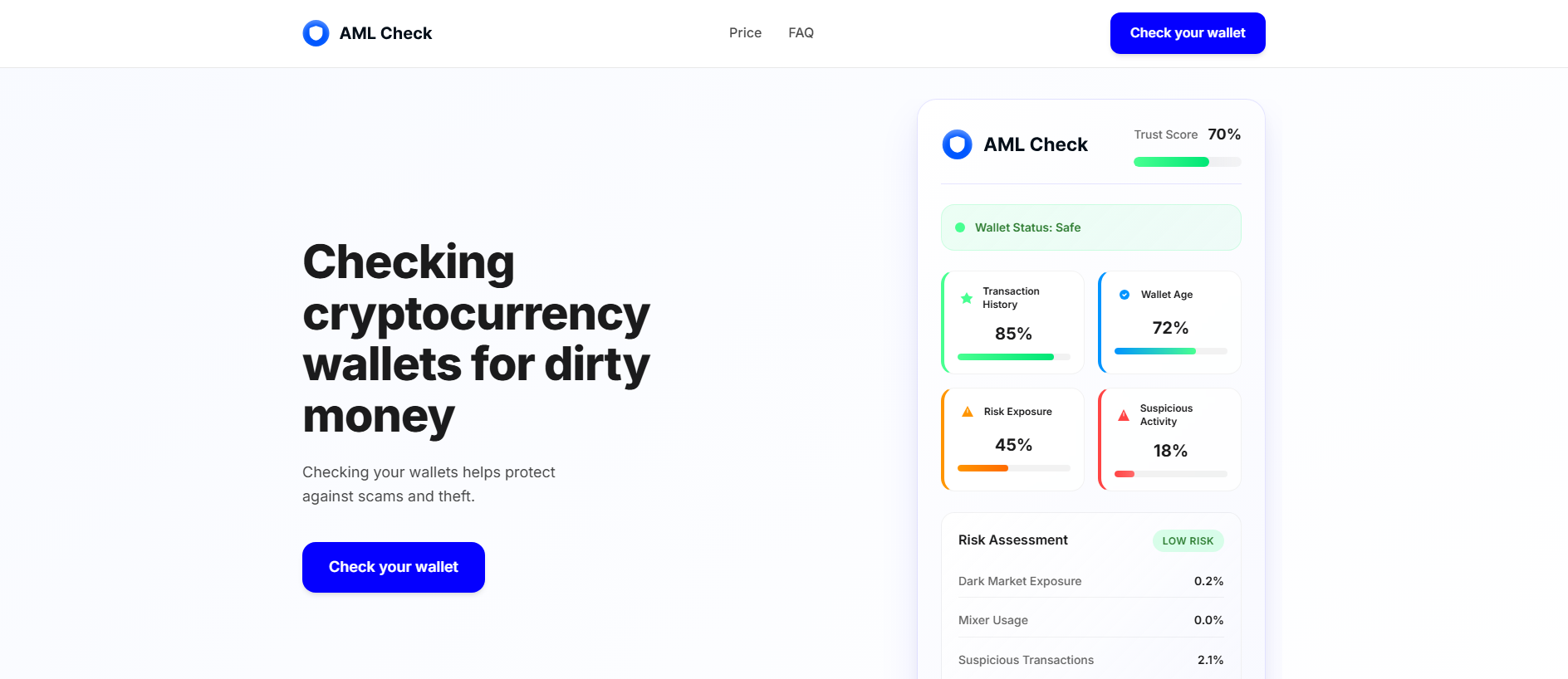 Screenshot of amlytics.info