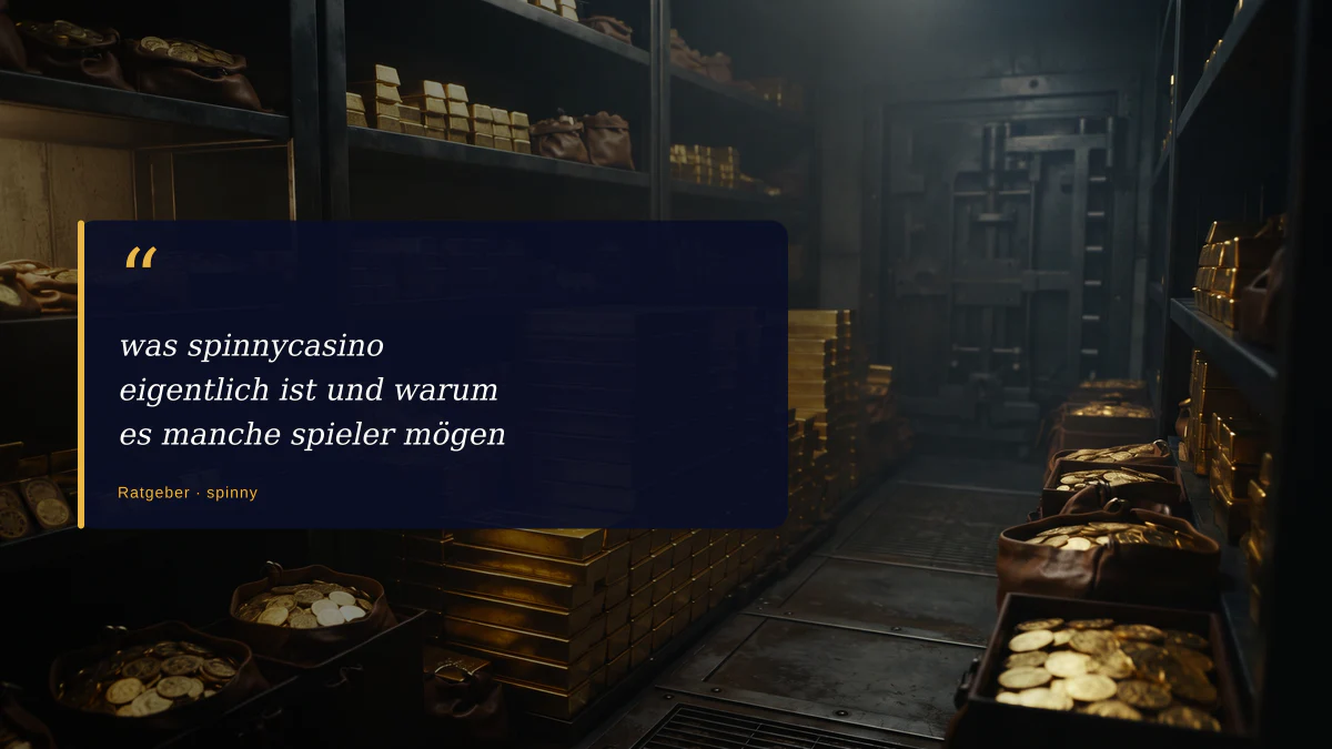 was spinnycasino eigentlich ist und warum es manche spieler mögen