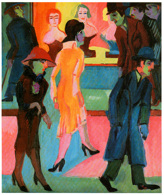 Уличная сцена перед парикмахерской 1926