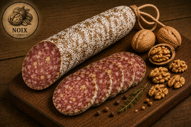 Saucisson sec aux noix