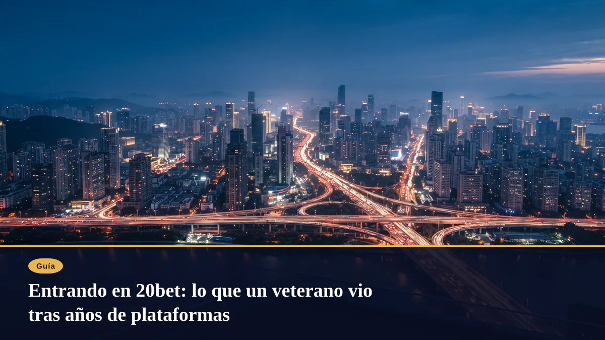 Entrando en 20bet: lo que un veterano vio tras años de plataformas