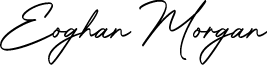 Signature - Sergeant Eoghan Morgan