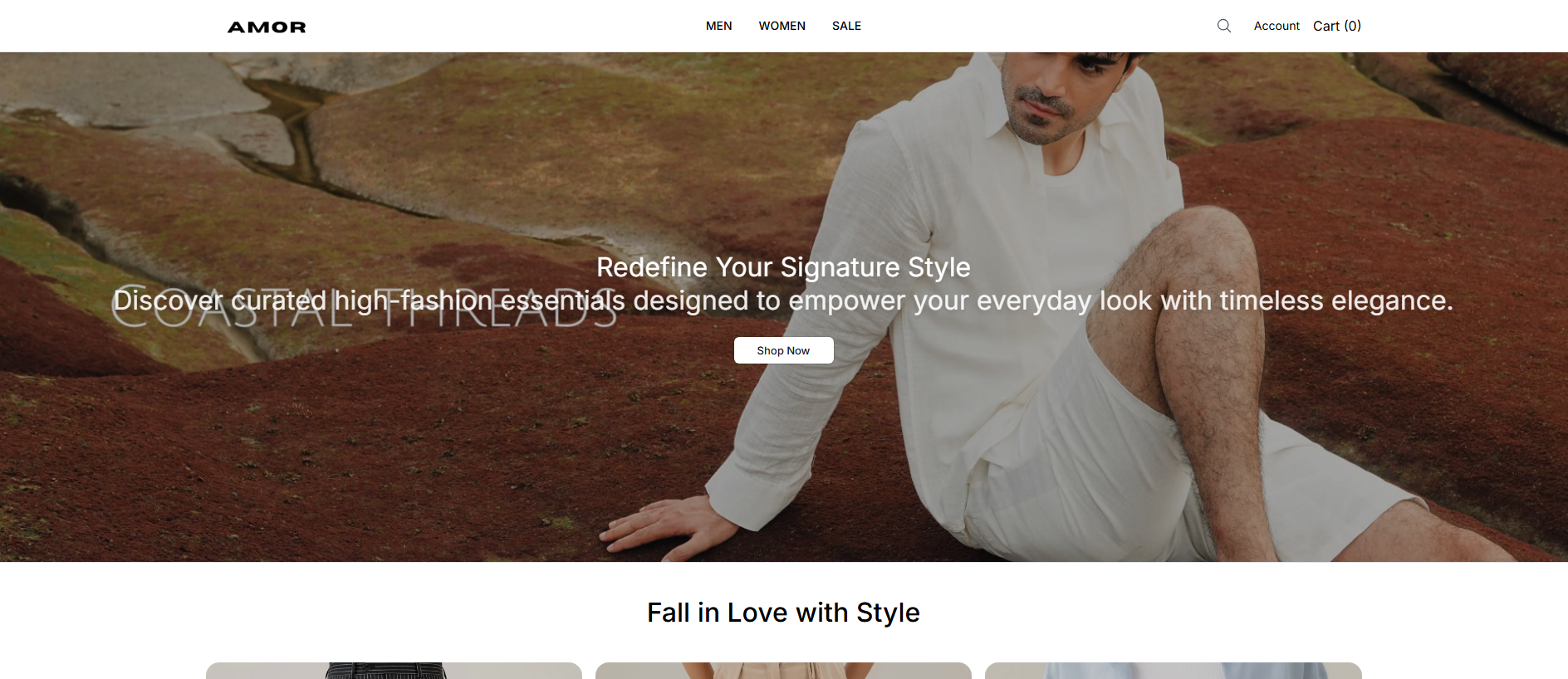 Stored capture of amorstyle.shop