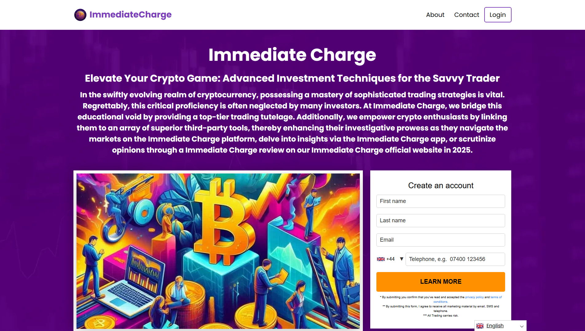 Stored capture of immediatecharge.com