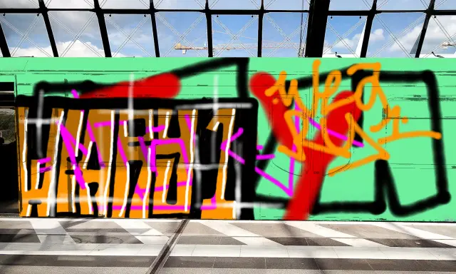 Graffiti artwork by DECAY